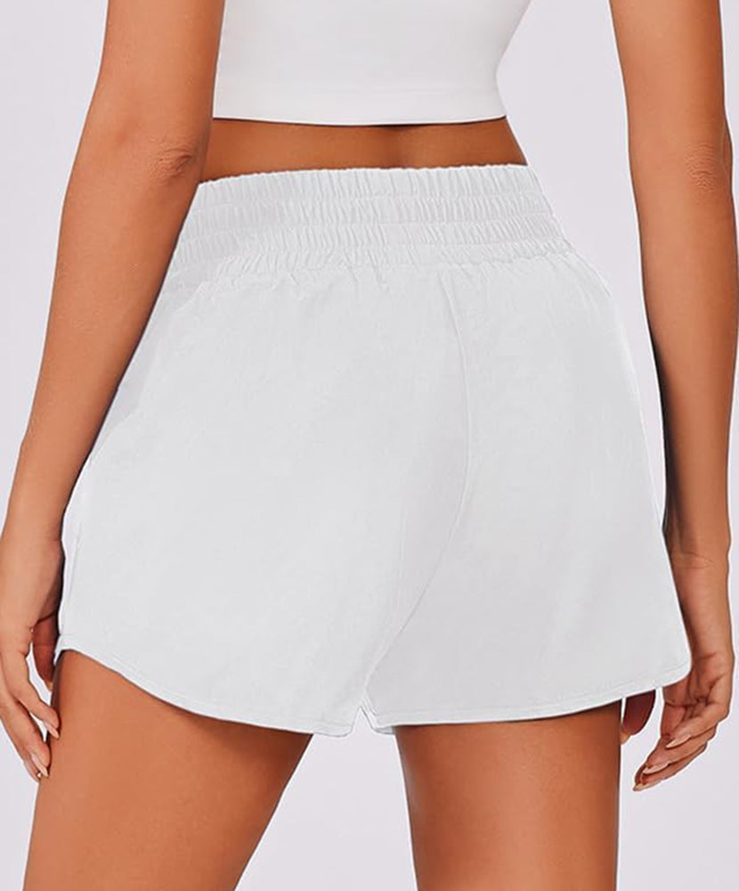 Quick Dry High Waisted Running Shorts