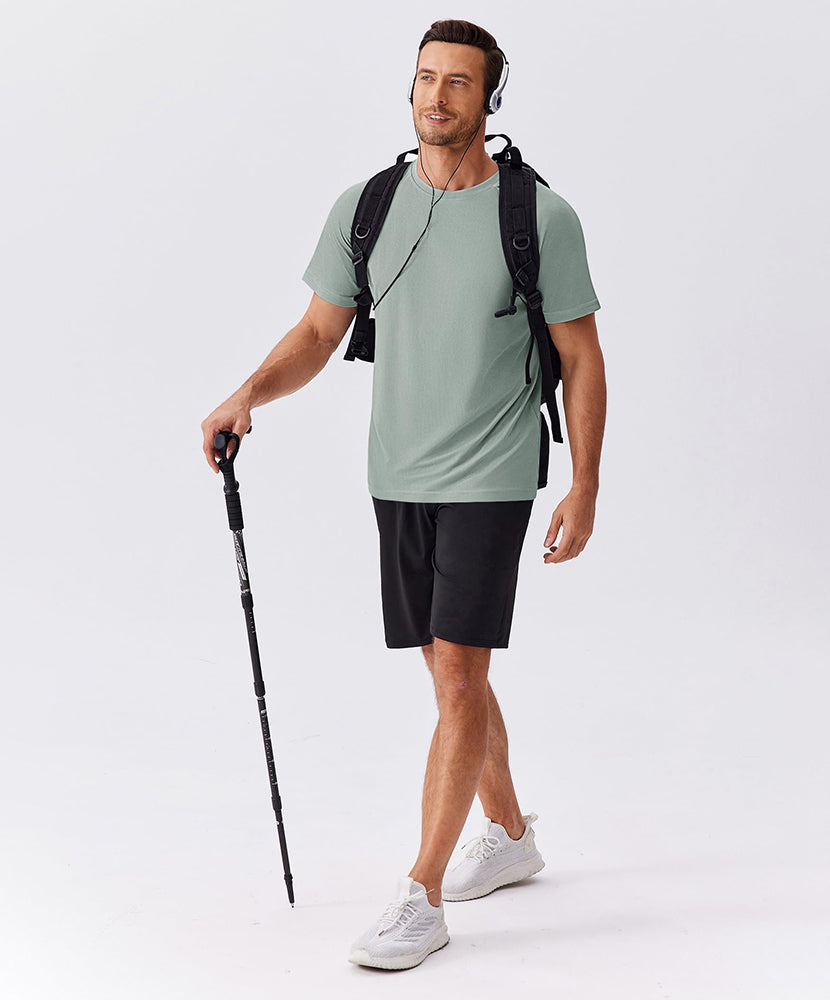 Men's Moisture Wicking Workout Gym T-Shirt