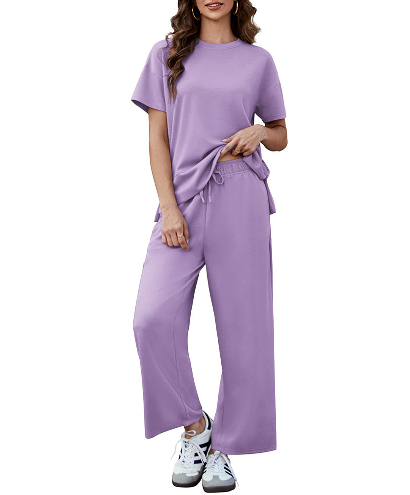 Stylish Soft 2-Piece Tracksuit Set