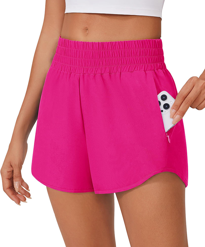 Quick Dry High Waisted Running Shorts