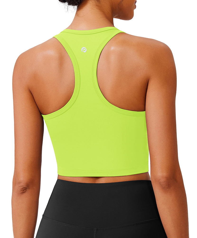 Racerback Padded Workout Tank Top
