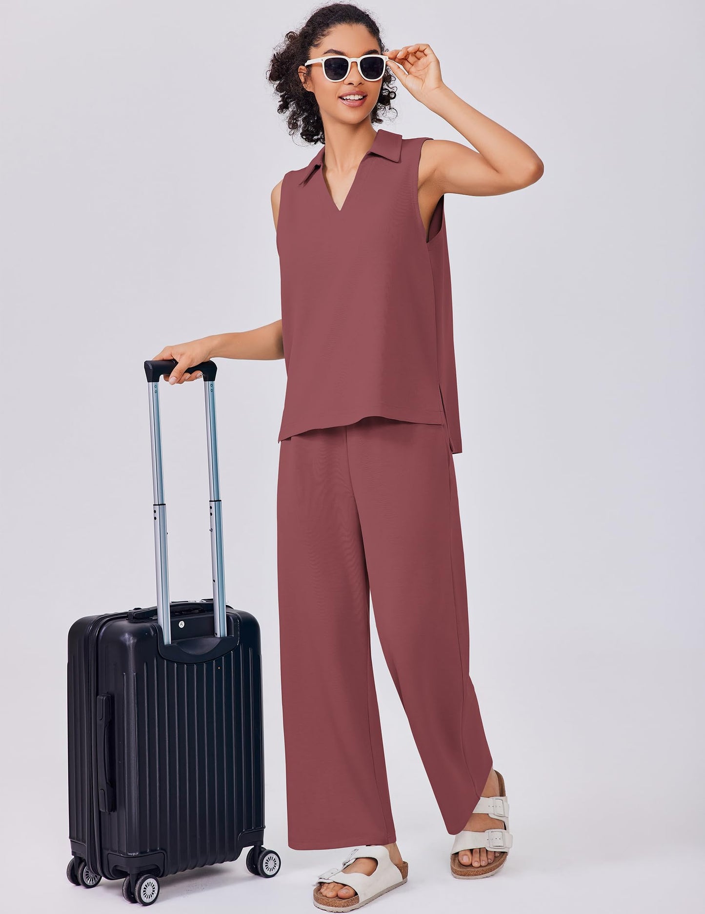 Comfort Tank Top Pants Set