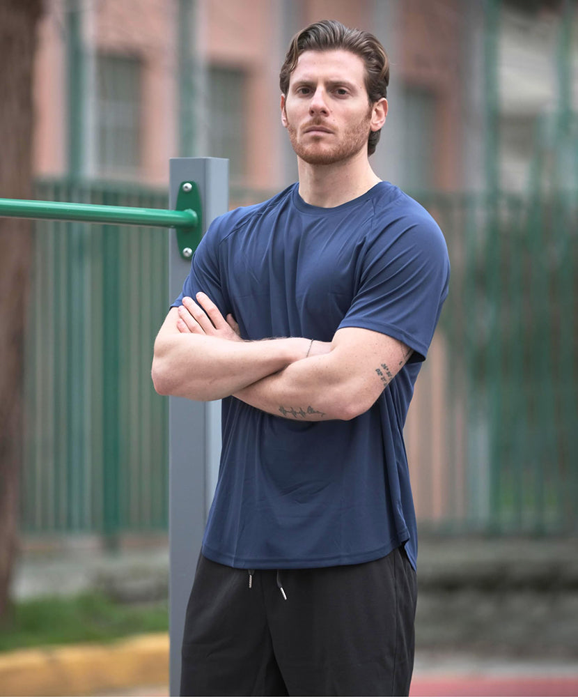 Men's Moisture Wicking Workout Gym T-Shirt