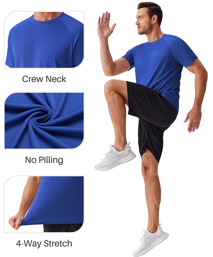 Men's Moisture Wicking Workout Gym T-Shirt