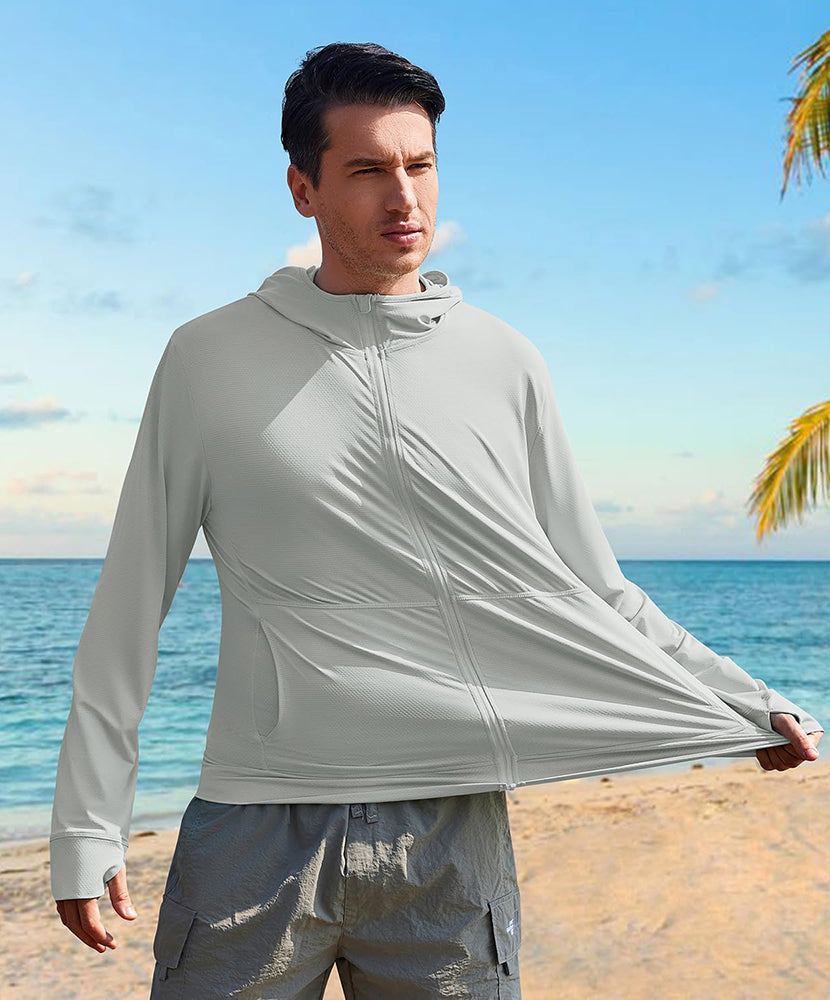 Men's Sun Protection Hooded Jacket