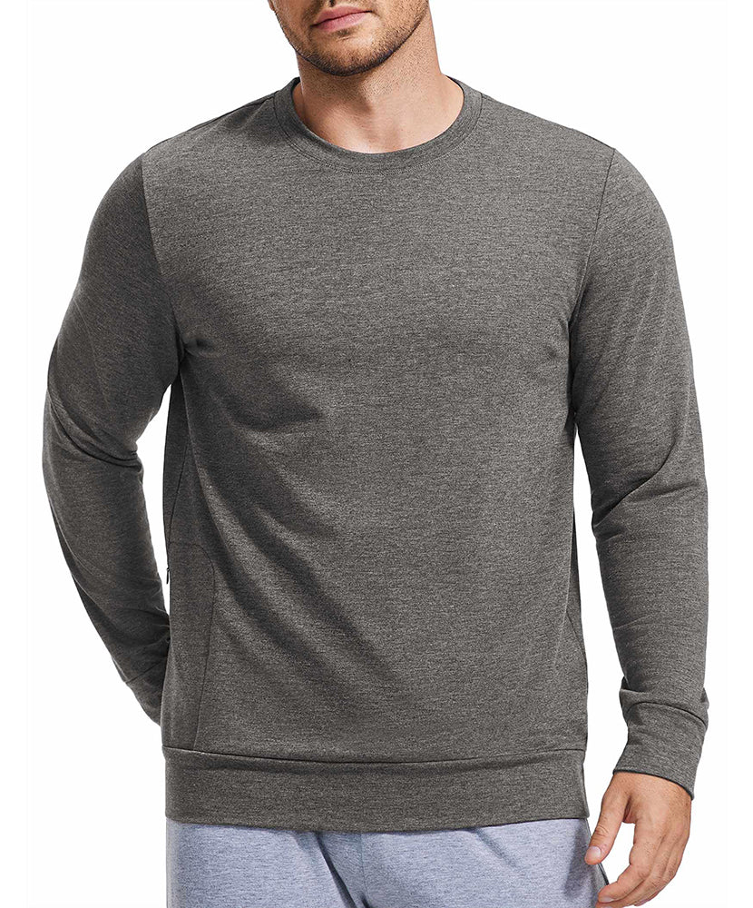 Classic Soft Sweatshirt with Zipper Pocket