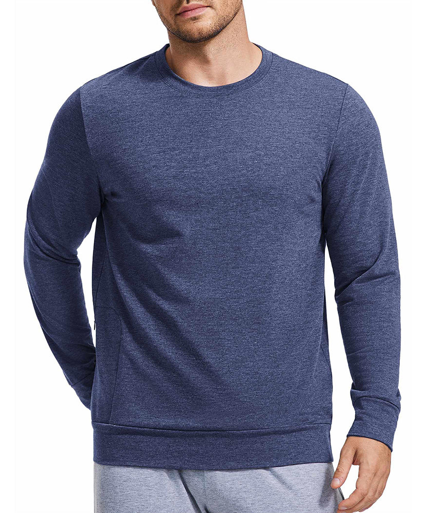 Classic Soft Sweatshirt with Zipper Pocket