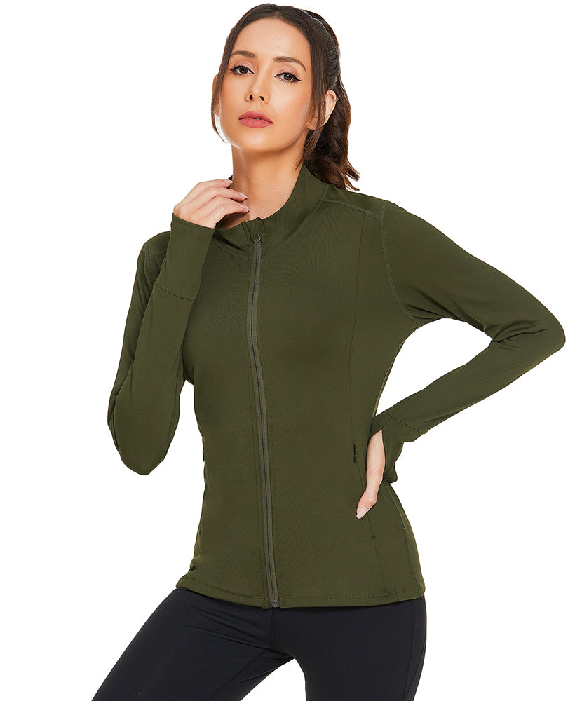 Breathable Slim Fit Workout Jacket