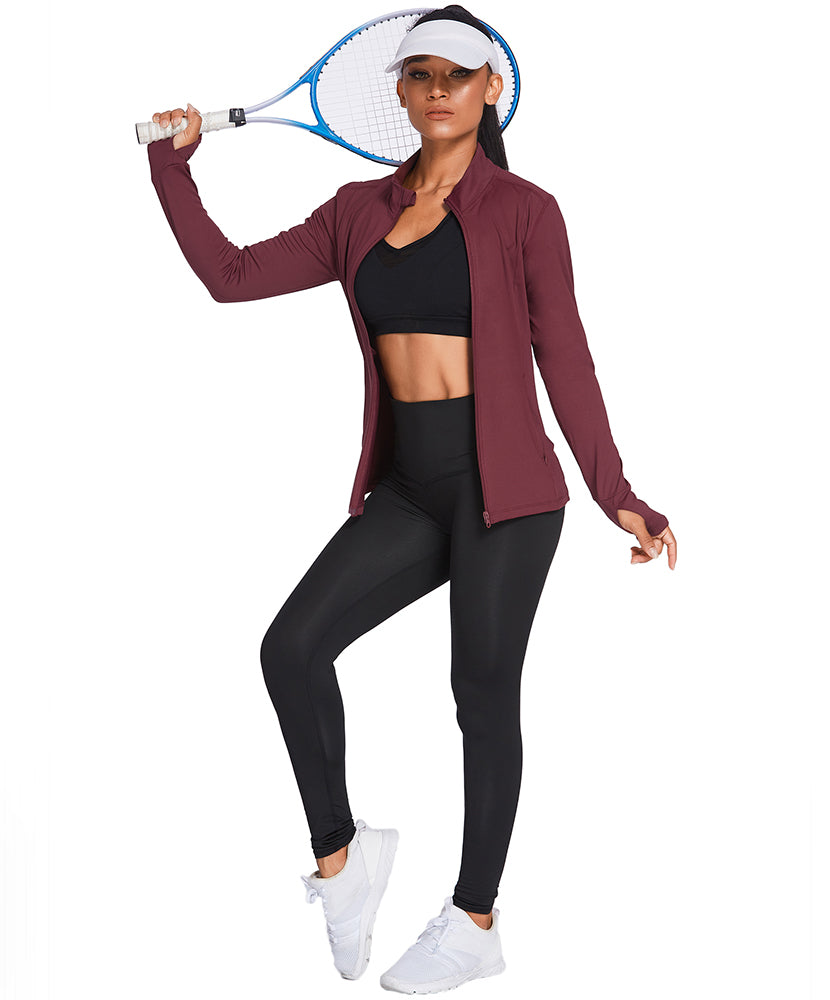 Breathable Slim Fit Workout Jacket