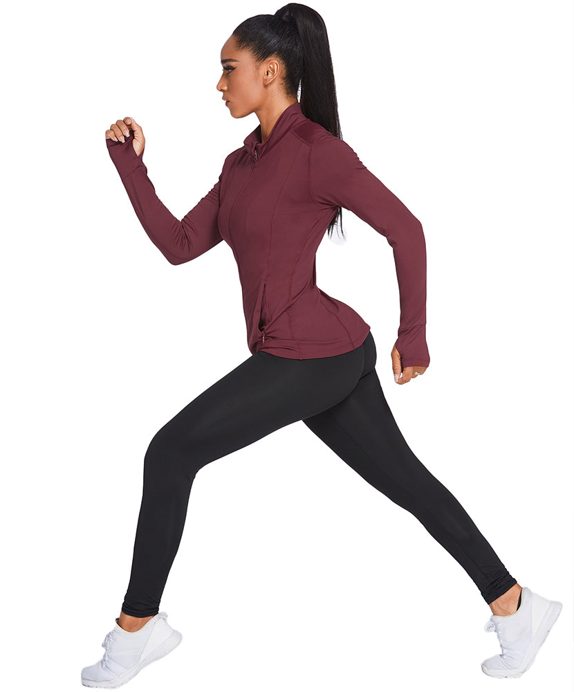 Breathable Slim Fit Workout Jacket