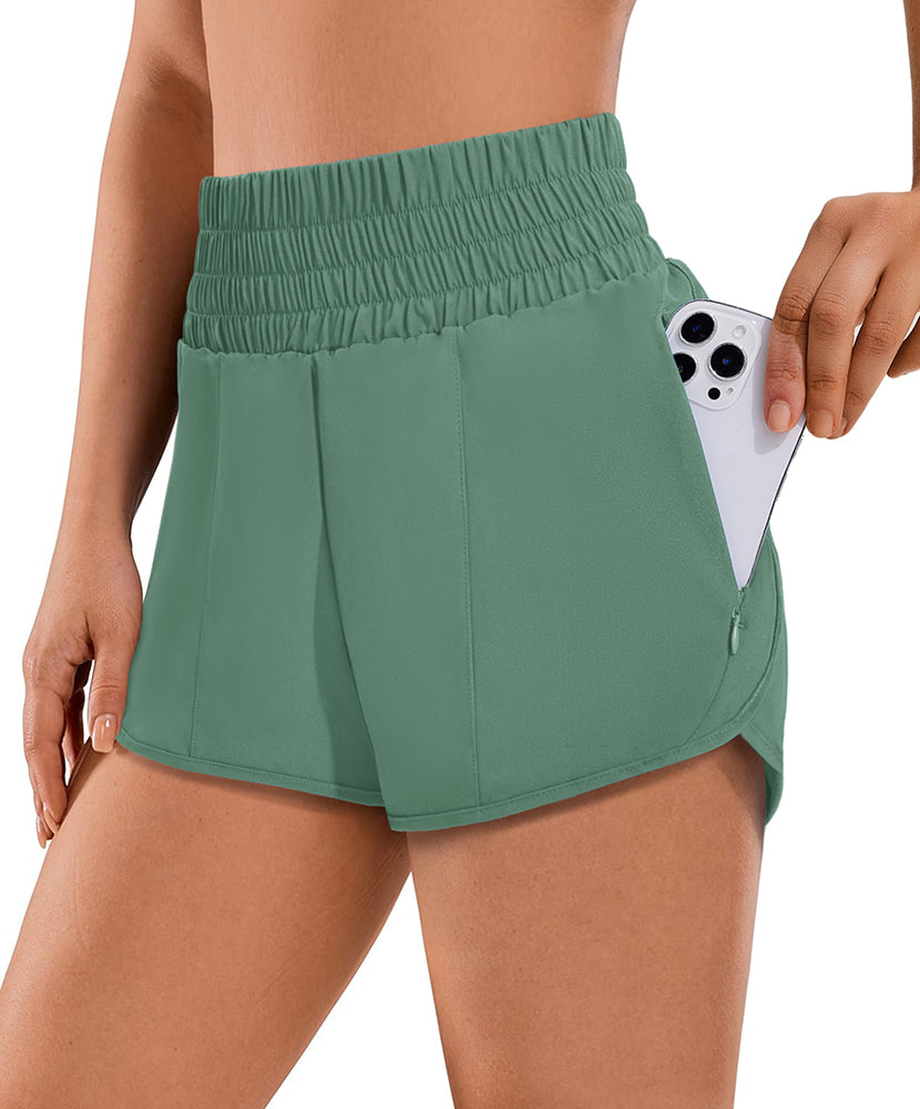 Athletic Tummy Control Workout Shorts