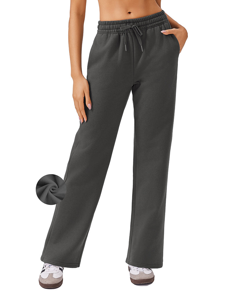 Casual Fleece High Waisted Sweatpants