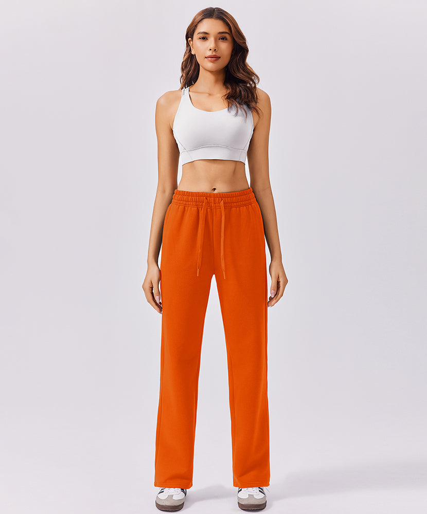 Casual Fleece High Waisted Sweatpants