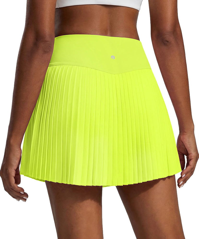 Women's Flowy 15" Pleated Mini Tennis Skorts