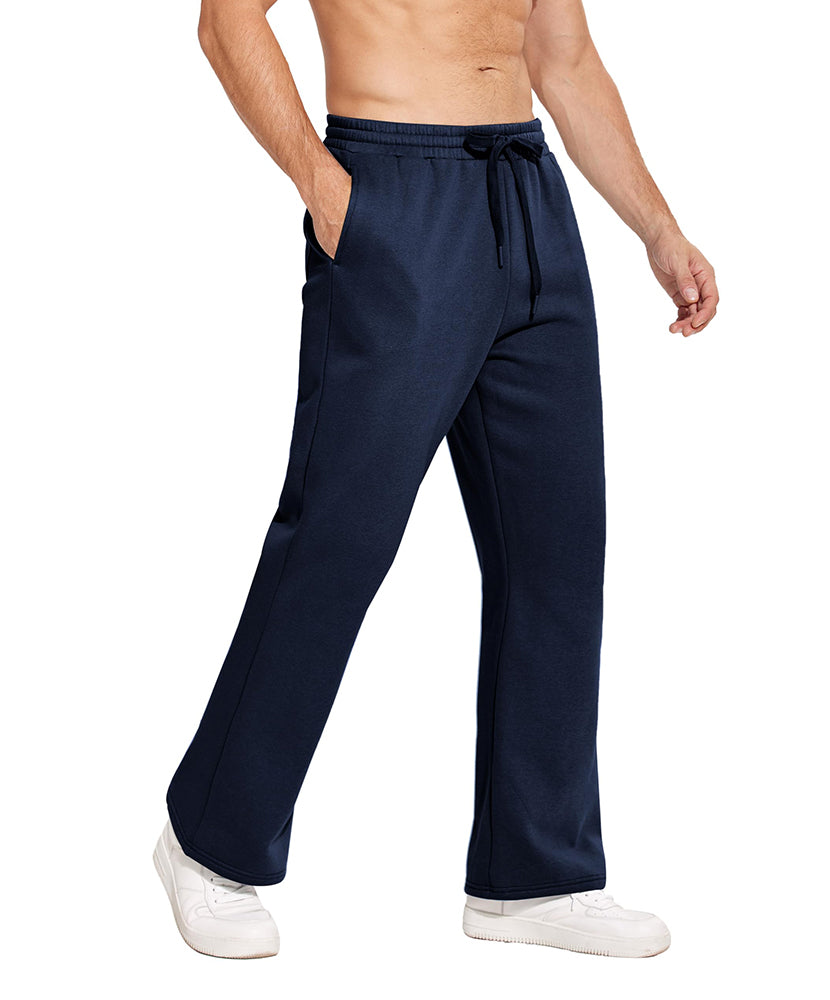 Men'S Fleece Flared Sweatpants