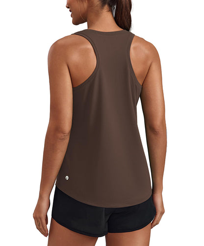 Athletic U-neck UPF 50+ Workout Tank Top for Women