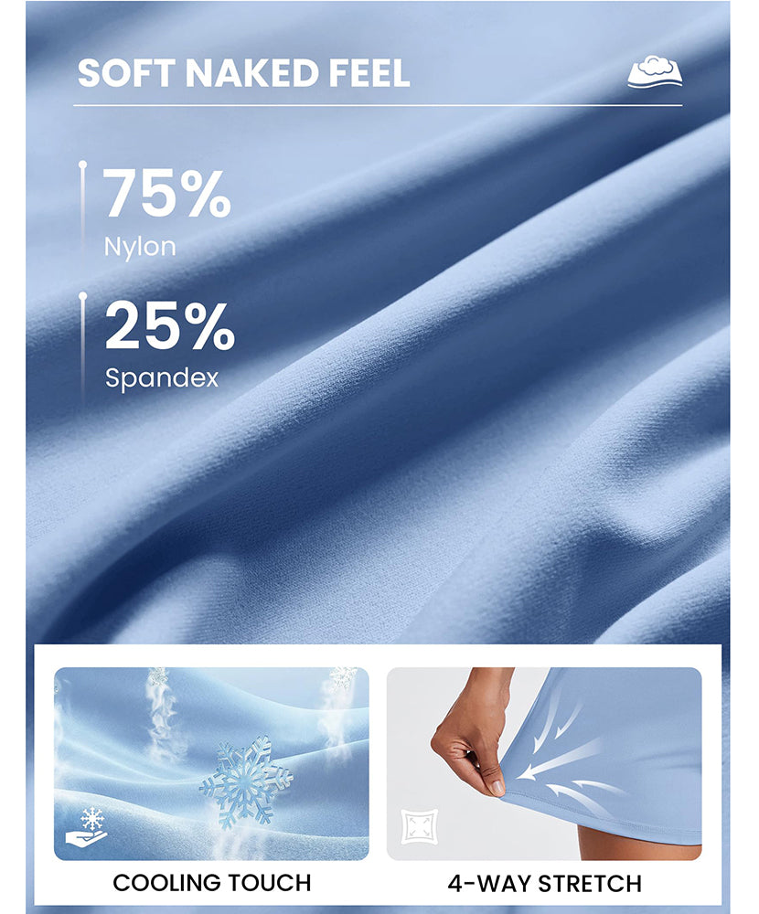 Comfort Unlined Naked Feel 3.5" Running Athletic Shorts