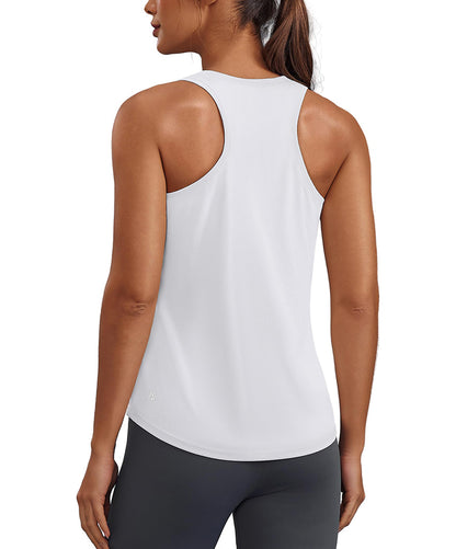 Athletic U-neck UPF 50+ Workout Tank Top for Women