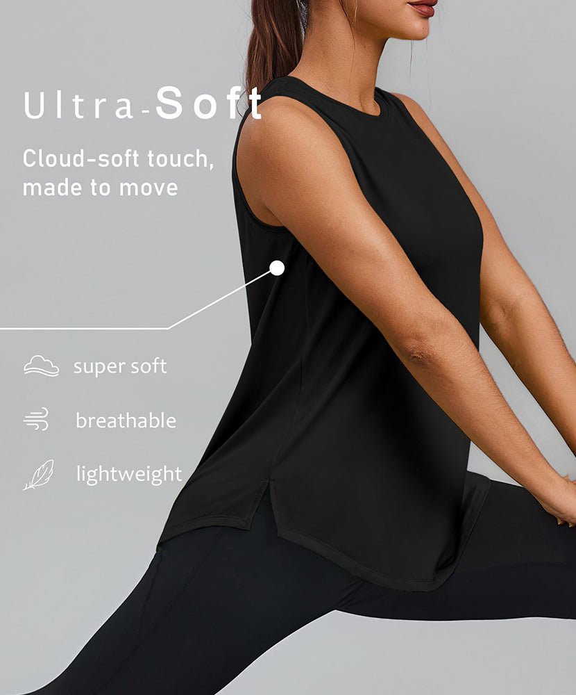 Athletic UPF 50+ Loose Fit Tank Top