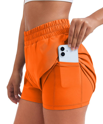 Athletic Quick Dry High Waisted Workout Shorts