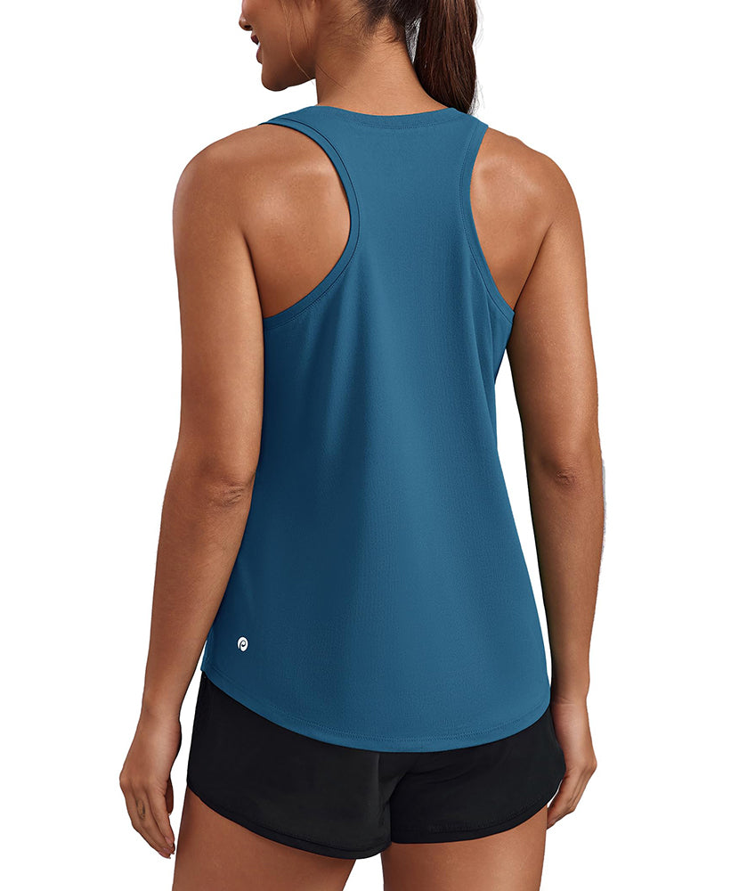 Athletic U-neck UPF 50+ Workout Tank Top for Women