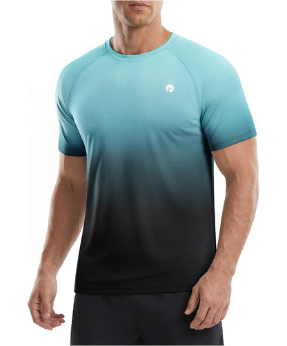 Men's Casual UPF 50+ Quick Dry Athletic Gym Tee