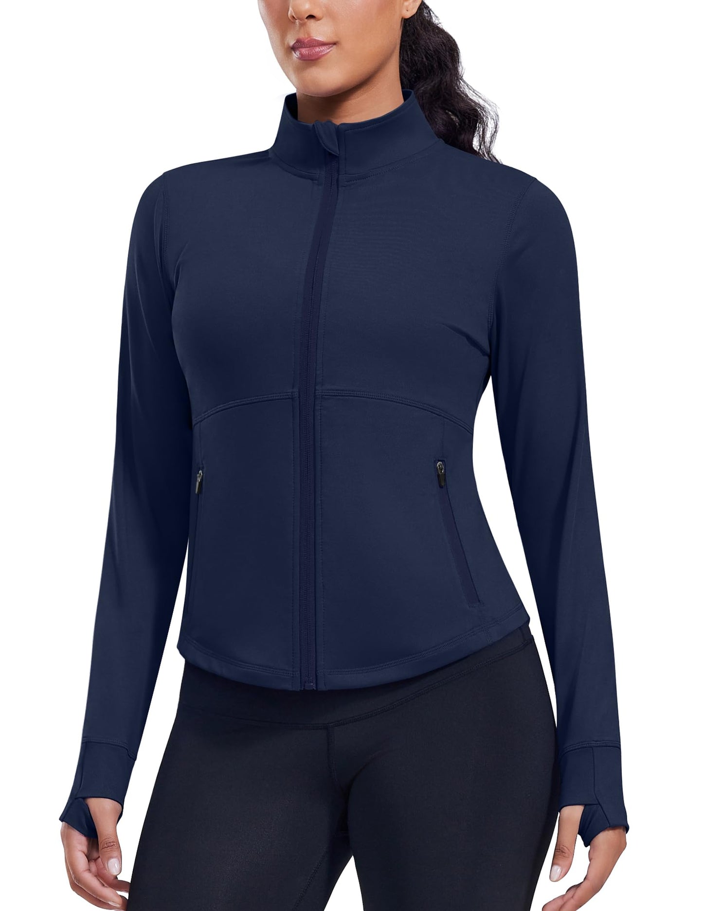 Comfy Slim Fit Cropped Workout Jacket