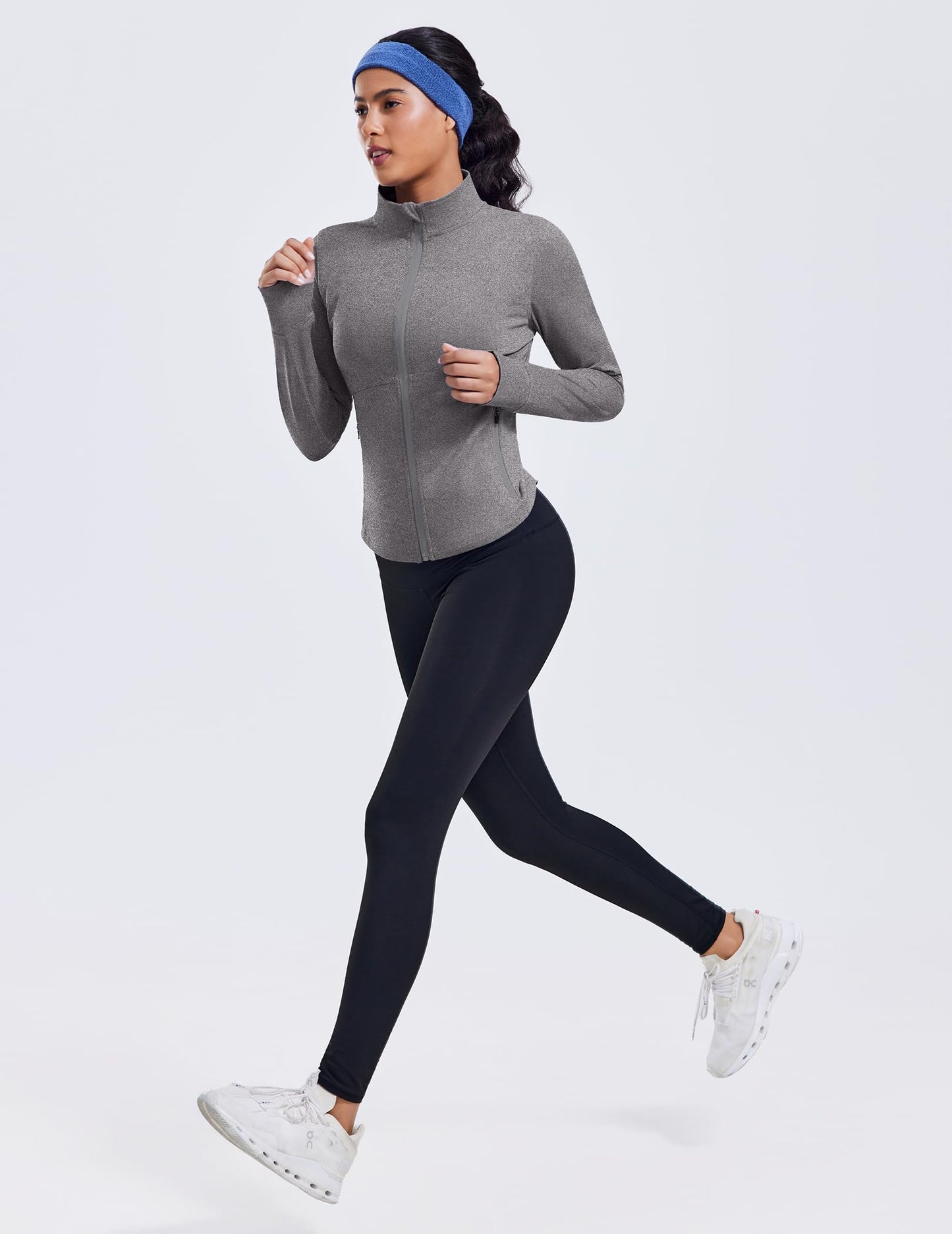 Comfy Slim Fit Cropped Workout Jacket