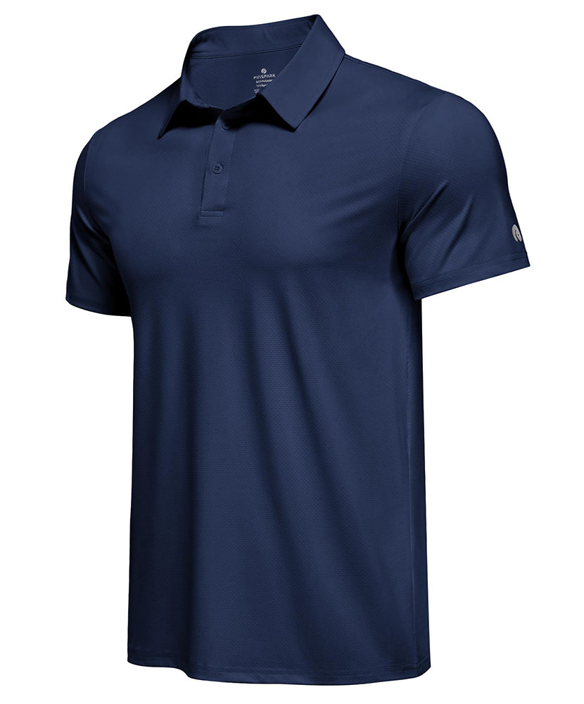 Men's Performance Moisture Wicking UPF 50 Golf Polo Shirt