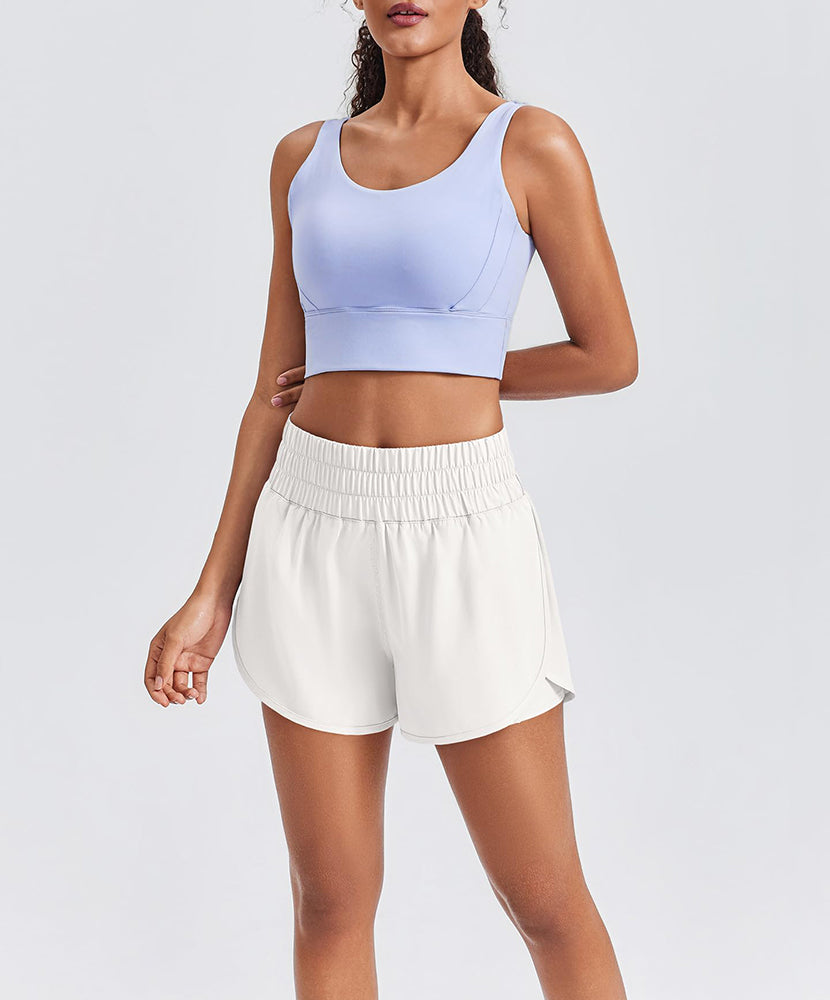 High Waisted 3" Liner Running Shorts
