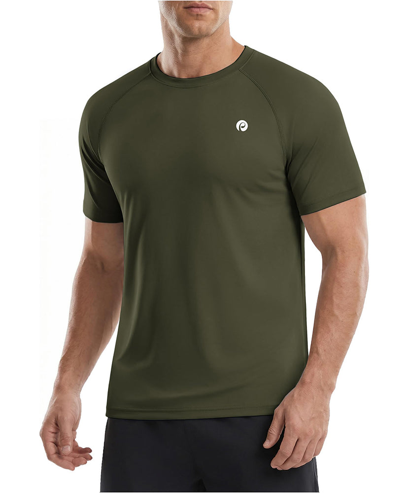 Men's Casual UPF 50+ Quick Dry Athletic Gym Tee