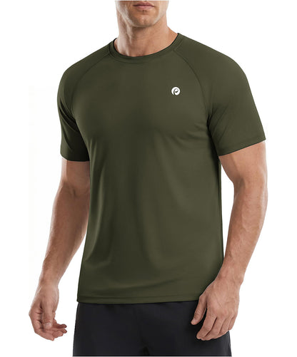 Men's Casual UPF 50+ Quick Dry Athletic Gym Tee