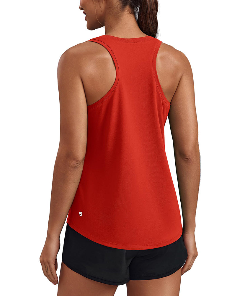 Athletic U-neck UPF 50+ Workout Tank Top for Women