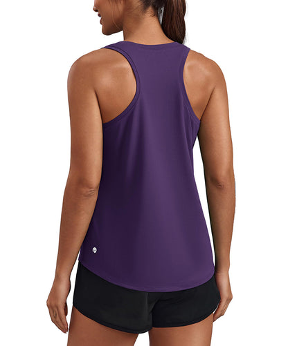 Athletic U-neck UPF 50+ Workout Tank Top for Women