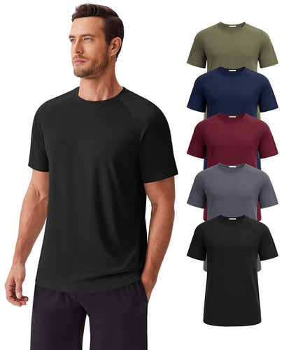Men's Moisture Wicking Workout Gym T-Shirt