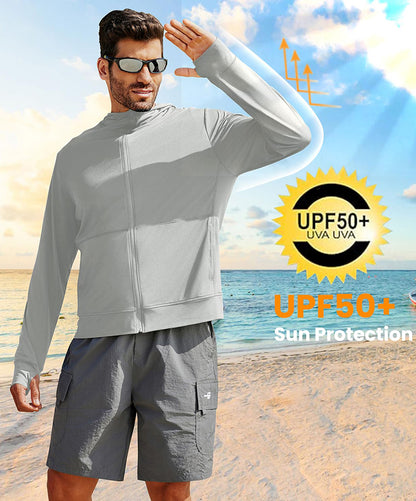 Men's Sun Protection Hooded Jacket