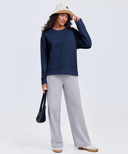 Casual Essential Solid Yoga Sweatshirt
