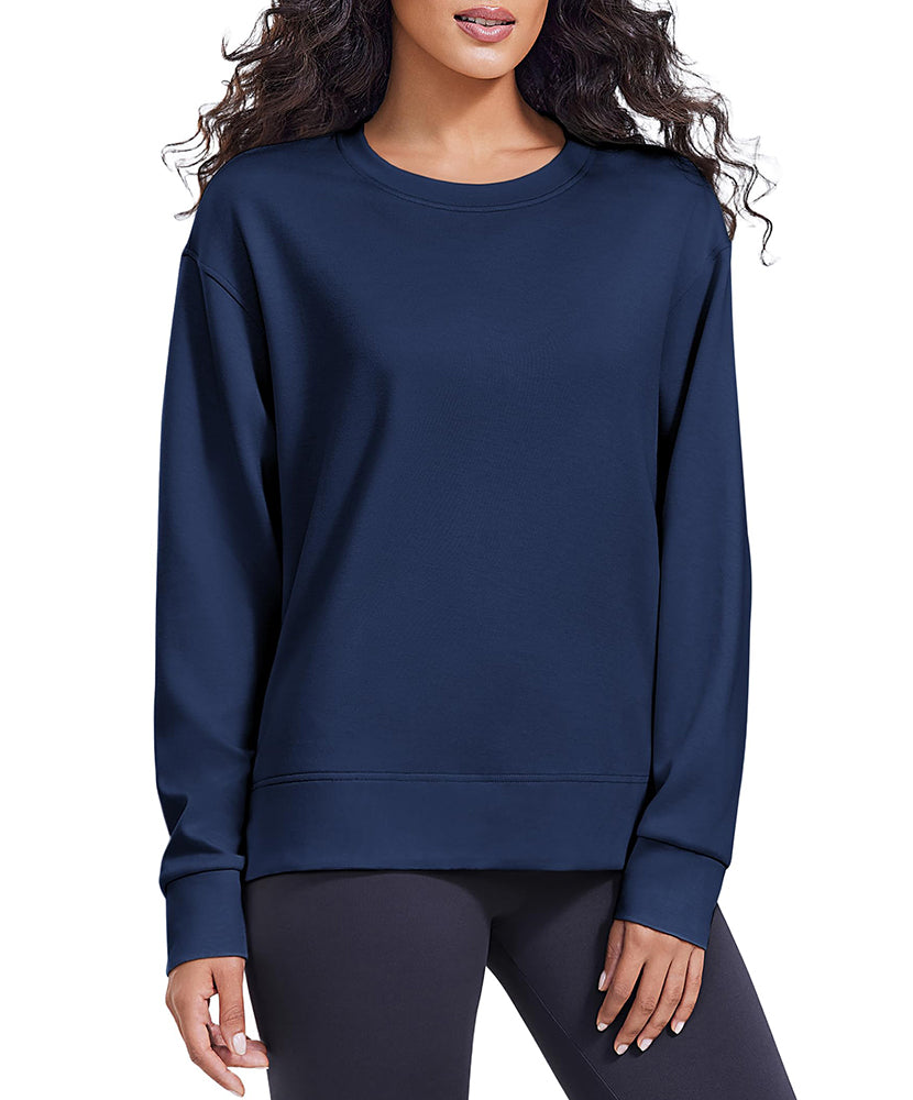 Casual Essential Solid Yoga Sweatshirt