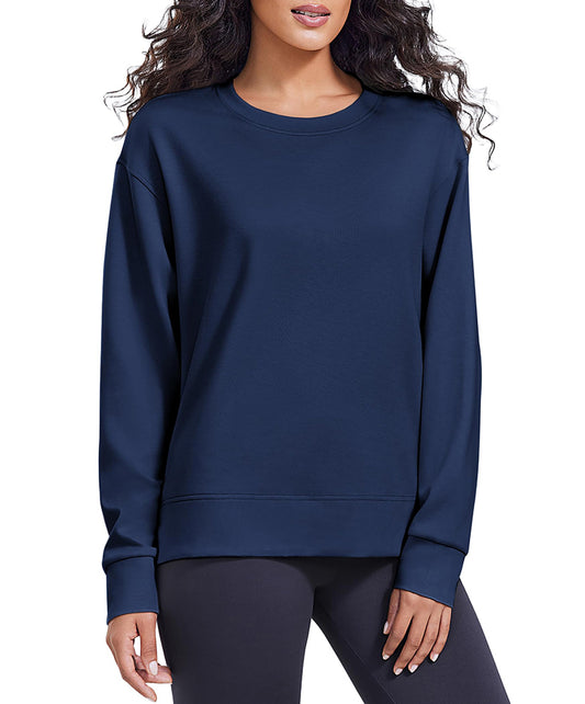 Casual Essential Solid Yoga Sweatshirt