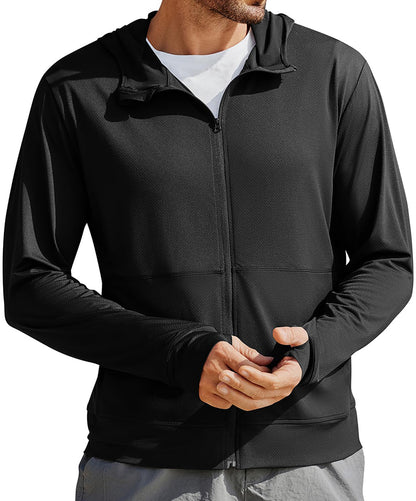Men's Sun Protection Hooded Jacket