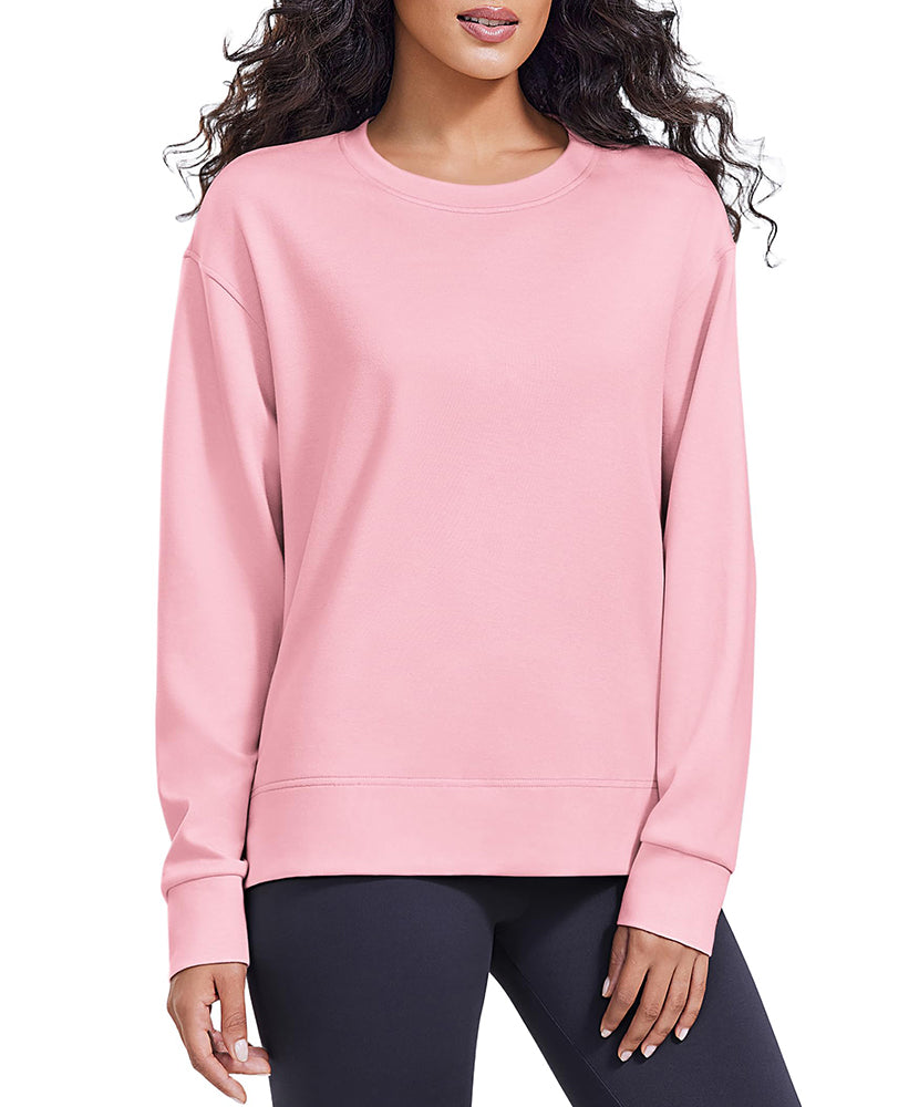 Casual Essential Solid Yoga Sweatshirt