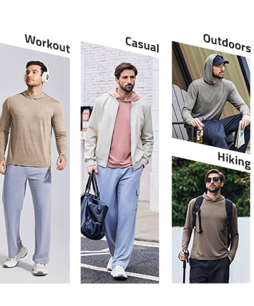 Men's Athletic Pullover Hoodie Sweatshirt