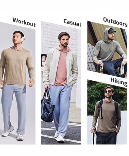 Men's Athletic Pullover Hoodie Sweatshirt