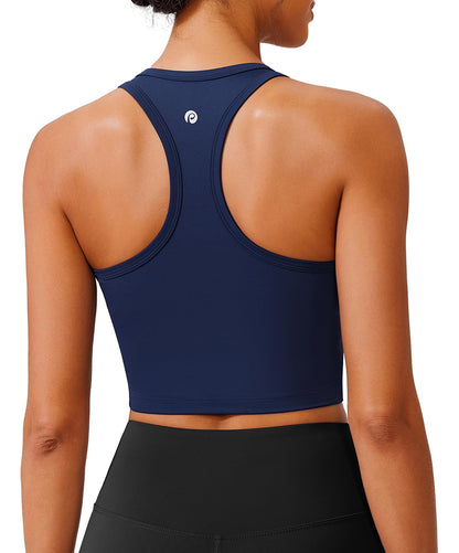 Racerback Padded Workout Tank Top