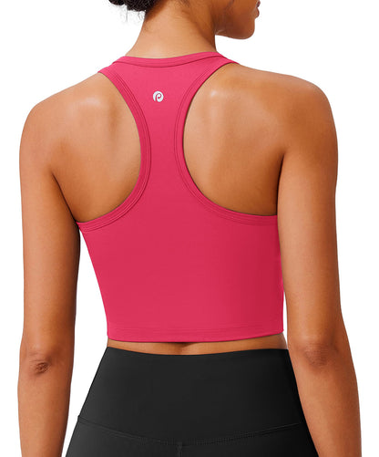 Racerback Padded Workout Tank Top