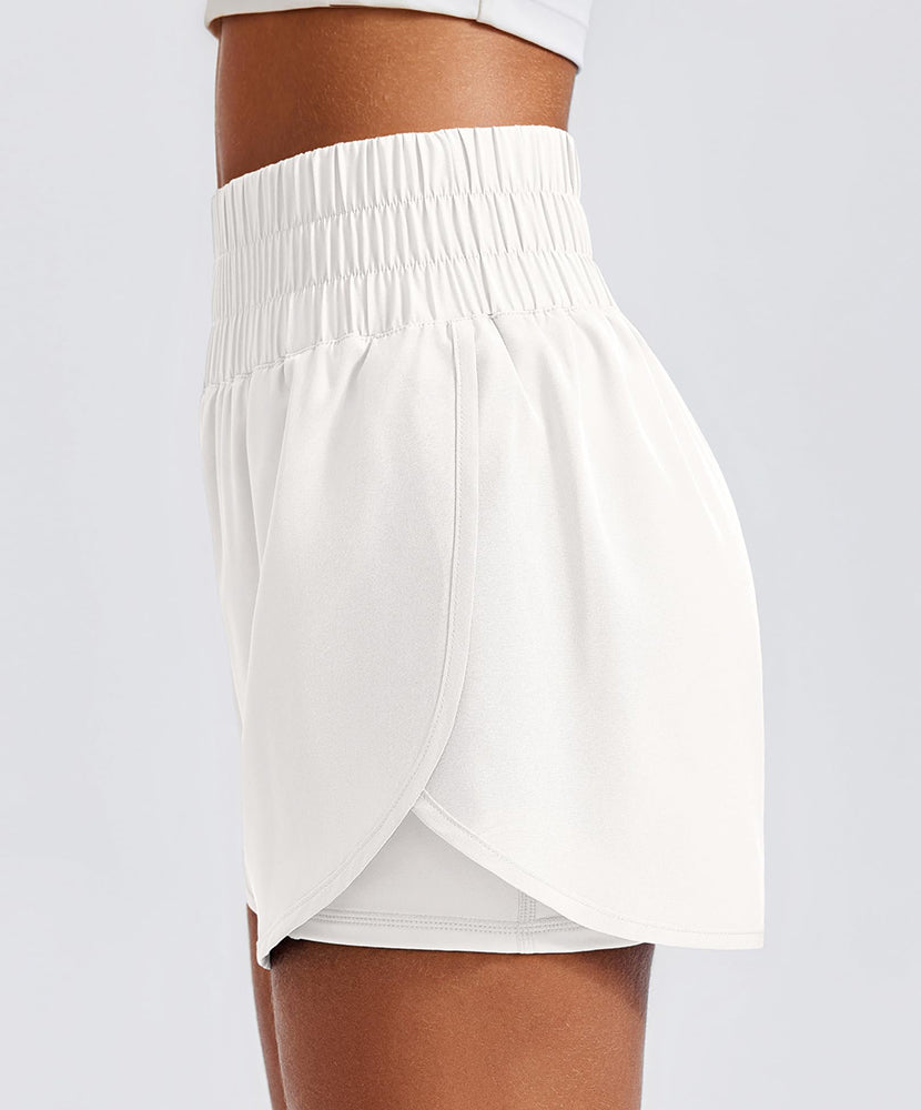 High Waisted 3" Liner Running Shorts