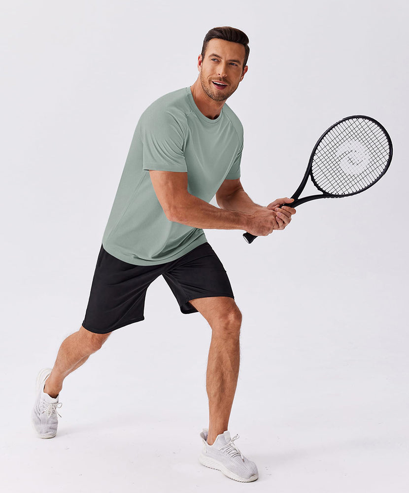 Men's Moisture Wicking Workout Gym T-Shirt