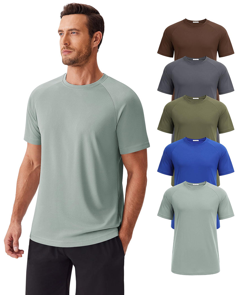 Men's Moisture Wicking Workout Gym T-Shirt