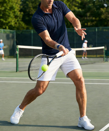 Men's Performance Moisture Wicking UPF 50 Golf Polo Shirt