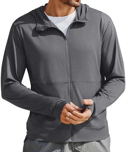 Men's Sun Protection Hooded Jacket